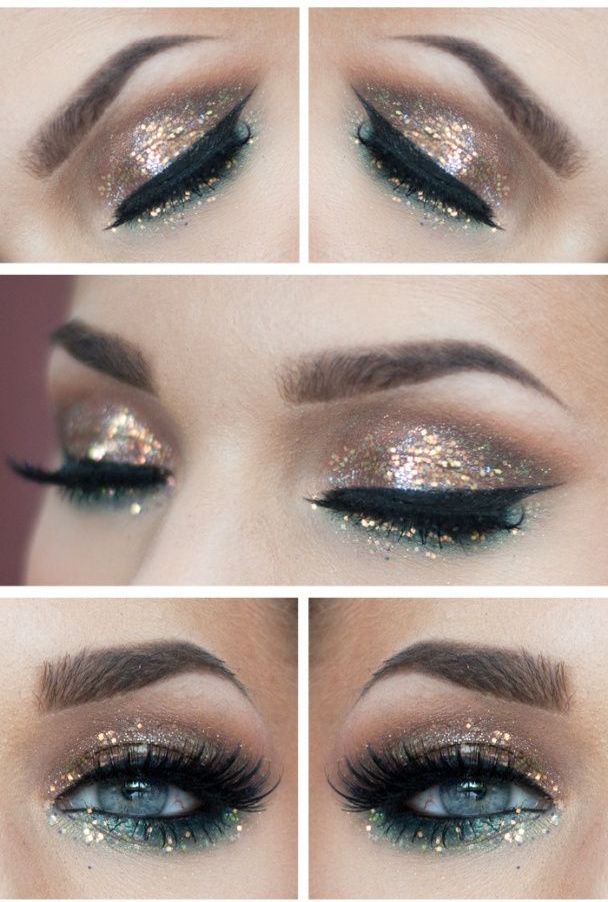 Glitter-Eye-Makeup-for-Fall-2014