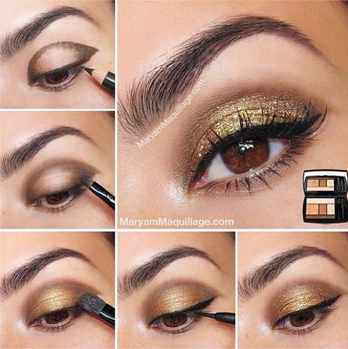 gold-glitter-eye-makeup-tutorial
