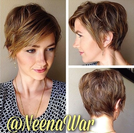 -Short-Haircuts-with-Side-Swept-Bangs
