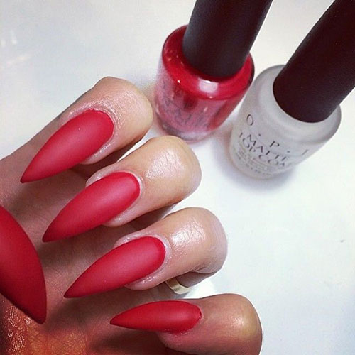 stiletto-nails-red
