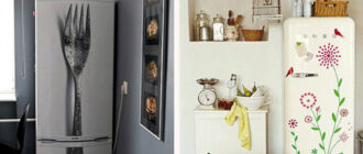 Как сделать холодильник красивым в домашних условиях